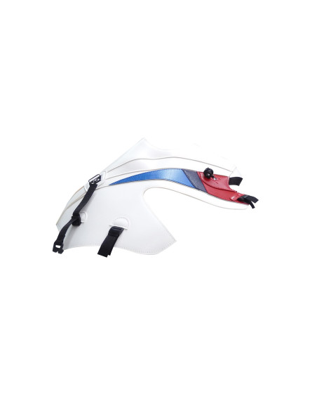 Tapis de réservoir BAGSTER BMW R 1200 GS 2008-2012 Blanc / Rouge / Bleu Foncé / Gitane