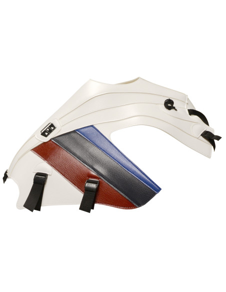 Tapis de réservoir BAGSTER BMW R 1200 GS 2008-2012 Blanc / Gitane / Marine / Vermillon