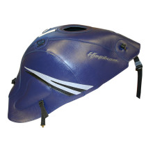 Tapis de réservoir BAGSTER Suzuki 1300 GSX R Hayabusa 2008-2017 Bleu Foncé / Acier / Noir