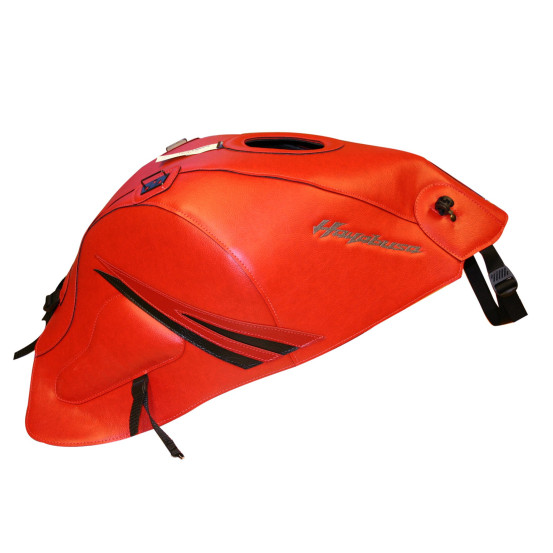 Tapis de réservoir BAGSTER Suzuki 1300 GSX R Hayabusa 2008-2017 Vermillon Nacre / Rouge Foncé / Noir
