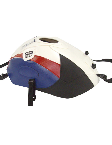 Tapis de réservoir BAGSTER BMW S 1000 RR 2010-2014 Blanc / Rouge / Bleu / Noir Mat