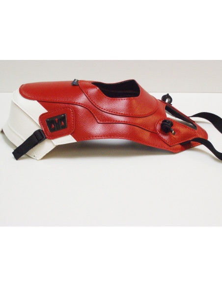 Tapis de réservoir BAGSTER Ducati 1200 Multistrada 2010-2014 Rouge / Blanc