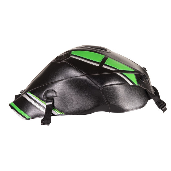 Tapis de réservoir BAGSTER Kawasaki 1000 ZX-10R 2011-2016 Noir / Noir / Vert / Argent
