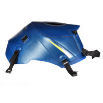 Tapis de réservoir BAGSTER Suzuki 750 GSR 2011-2016 Bleu Gitane / Blanc / Jaune Fluo