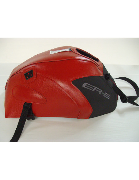 Tapis de réservoir BAGSTER Kawasaki 650 ER-6 N/F 2012-2016 Rouge / Noir Mat