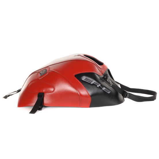 Tapis de réservoir BAGSTER Kawasaki 650 ER-6 N/F 2012-2016 Rouge Fonce / Noir