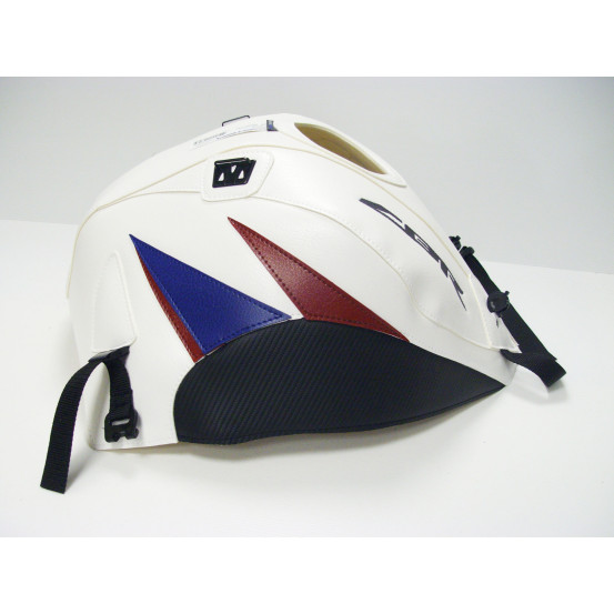 Tapis de réservoir BAGSTER Honda 1000 CBR RR 2012-2016 Blanc / Rouge Foncé Bleu