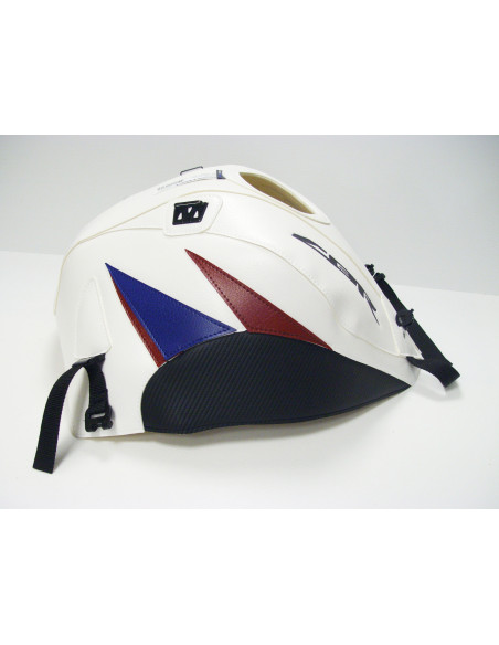 Tapis de réservoir BAGSTER Honda 1000 CBR RR 2012-2016 Blanc / Rouge Foncé Bleu
