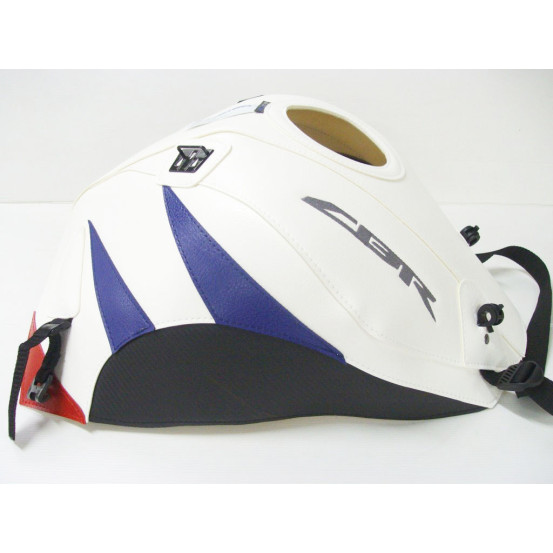 Tapis de réservoir BAGSTER Honda 1000 CBR RR 2012-2016 Blanc / Baltique Rouge
