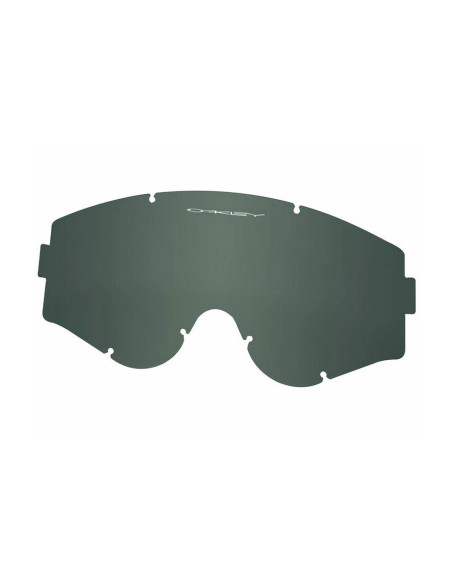 Ecran de rechange simple OAKLEY L-Frame Lexan - Iridium Gris