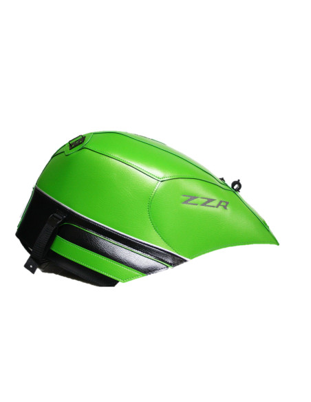 Tapis de réservoir BAGSTER Kawasaki 1400 ZZR 2012-2017 Vert Nacre / Noir / Argent / Vert Nacre