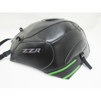 Tapis de réservoir BAGSTER Kawasaki 1400 ZZR 2012-2017 Noir / Liseré Vert