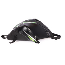 Tapis de réservoir BAGSTER Kawasaki Z 800 2013-2016 Noir Mat / Noir / Vert Nacre / Argent