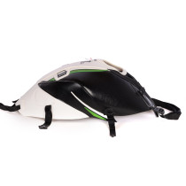 Tapis de réservoir BAGSTER Kawasaki Z 800 2013-2016 Noir Mat / Blanc / Noir / Blanc / Vert Nacre