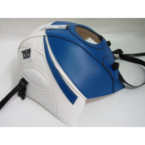 Tapis de réservoir BAGSTER Suzuki 250 Inazuma 2014-2015 Bleu Gitane / Blanc