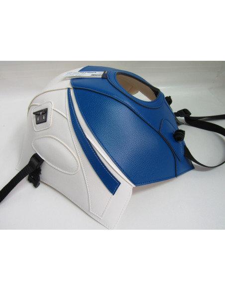 Tapis de réservoir BAGSTER Suzuki 250 Inazuma 2014-2015 Bleu Gitane / Blanc