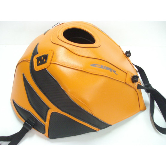Tapis de réservoir BAGSTER Honda 600 CBR RR 2013-2016 Orange Repsol / Carbone