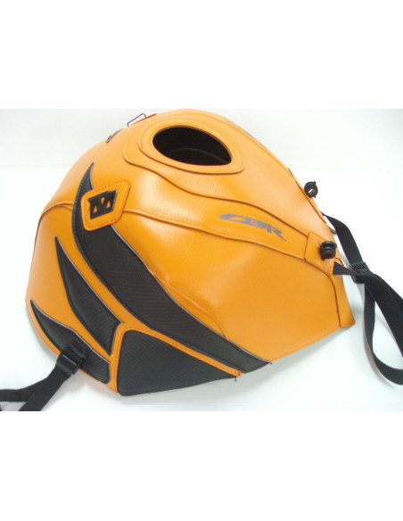 Tapis de réservoir BAGSTER Honda 600 CBR RR 2013-2016 Orange Repsol / Carbone