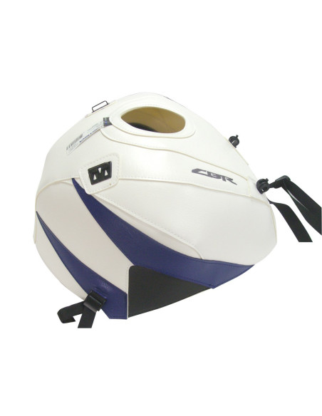 Tapis de réservoir BAGSTER Honda 600 CBR RR 2013-2016 Blanc / Baltique