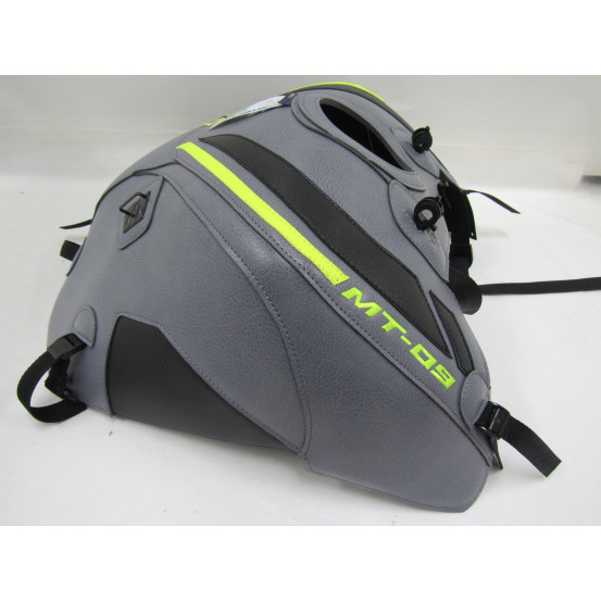 Tapis de réservoir BAGSTER Yamaha 850 MT-09 2014-2016 Acier / Noir / Jaune Fluo