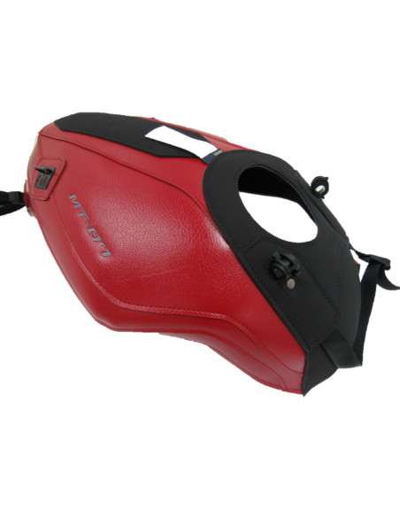 Tapis de réservoir BAGSTER Yamaha 700 MT-07 2014-2016 Rouge Fonce / Noir Mat
