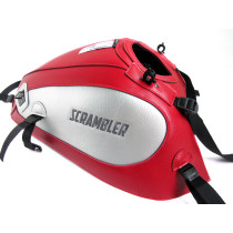 Tapis de réservoir BAGSTER Ducati 800 Scrambler 2015-2017 Rouge / Argent