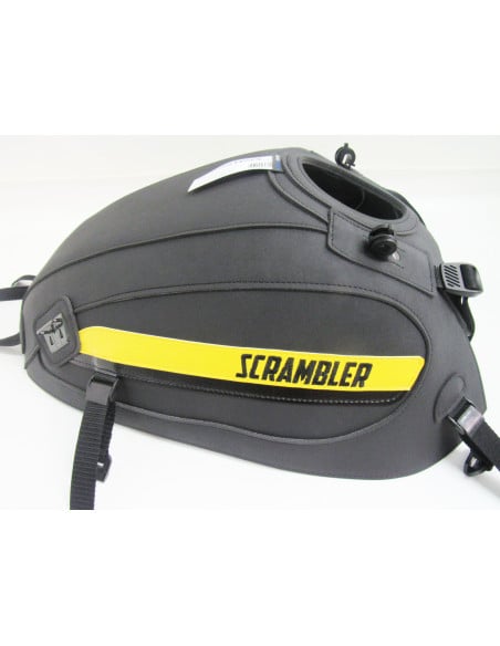 Tapis de réservoir BAGSTER Ducati 800 Scrambler 2015-2017 Noir Mat / Bouton d'Or / Noir