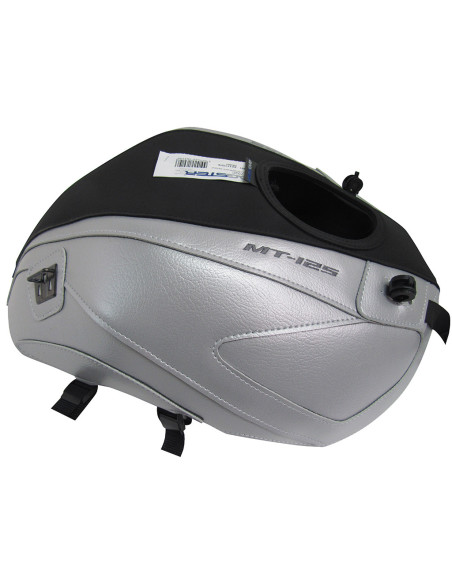Tapis de réservoir BAGSTER Yamaha 125 MT 2015 Noir Mat / Argent