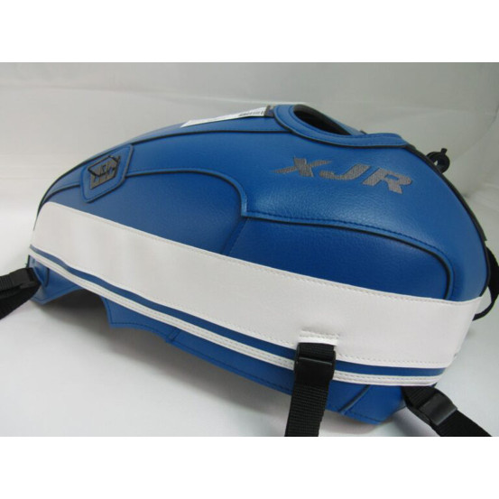 Tapis de réservoir BAGSTER Yamaha 1300 XJR 2015-2016 Bleu / Blanc / Liseré Blanc