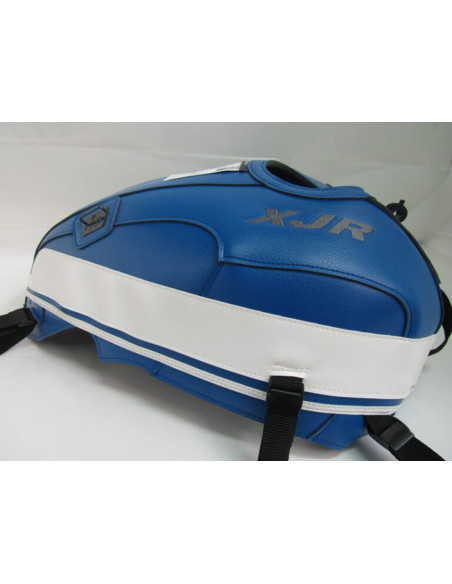 Tapis de réservoir BAGSTER Yamaha 1300 XJR 2015-2016 Bleu / Blanc / Liseré Blanc
