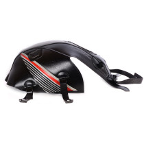 Tapis de réservoir BAGSTER Honda 125 CBF 2015-2016 Noir / Rouge / Noir / Gris