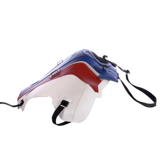 Tapis de réservoir BAGSTER Honda 1000 CRF Africa Twin 2016-2017 Bleu / Argent / Rouge Fonce / Blanc
