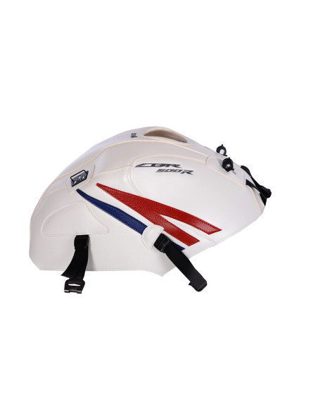 Tapis de réservoir BAGSTER Honda 500 CB R 2016 Blanc / Rouge / Baltique