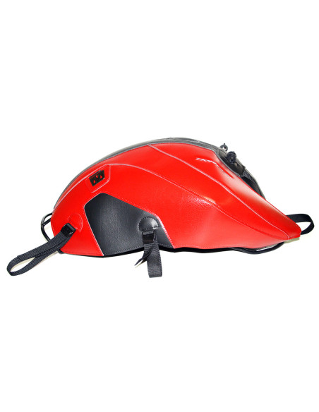 Tapis de réservoir BAGSTER Yamaha 700 MT-07 Tracer 2016 Noir Mat / Rouge Fonce