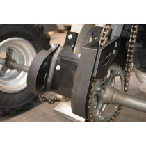 Sabot Arrière AXP en PHD 6mm pour Yamaha 450 YFZ R 2009-2018 Noir