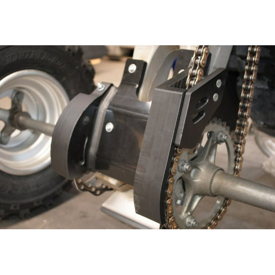 Sabot Arrière AXP en PHD 6mm pour Yamaha 450 YFZ R 2009-2018 Noir