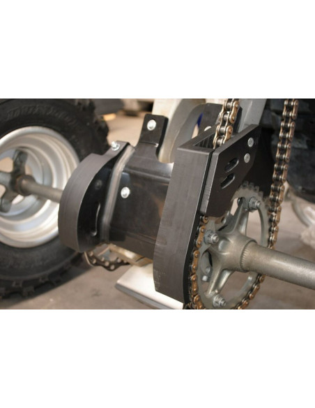 Sabot Arrière AXP en PHD 6mm pour Yamaha 450 YFZ R 2009-2018 Noir