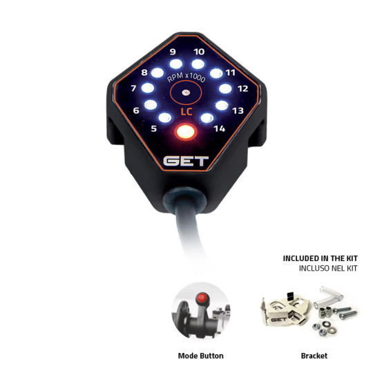 Compte tours RPM DASH GET pour boitier origine Suzuki 250 RMZ 2019-2021 450 RMZ 2018-2021