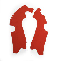 Protection de cadre VIBRAM Honda 250 CRF-R 2014-2017 450 CRF-R 2013-2016 Rouge