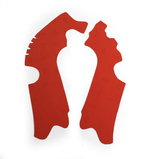 Protection de cadre VIBRAM Honda 250 CRF-R 2014-2017 450 CRF-R 2013-2016 Rouge