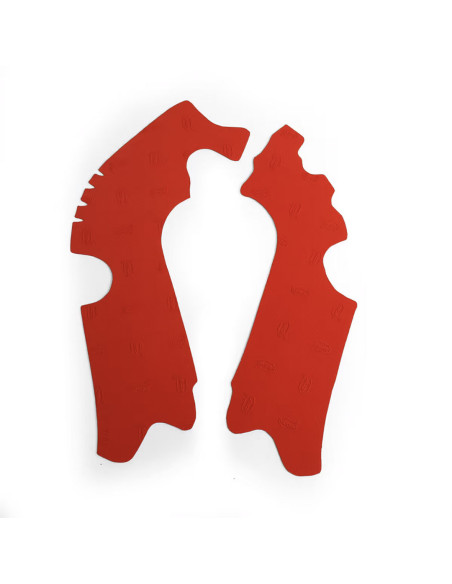 Protection de cadre VIBRAM Honda 250 CRF-R 2014-2017 450 CRF-R 2013-2016 Rouge