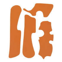 Protection de cadre VIBRAM KTM EXC/EXCF 2012-2015 SX/SXF 2011-2015 Orange