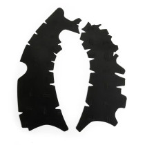 Protection de cadre VIBRAM Yamaha 250 YZF 2019-2021 450 YZF 2018-2020 Noir