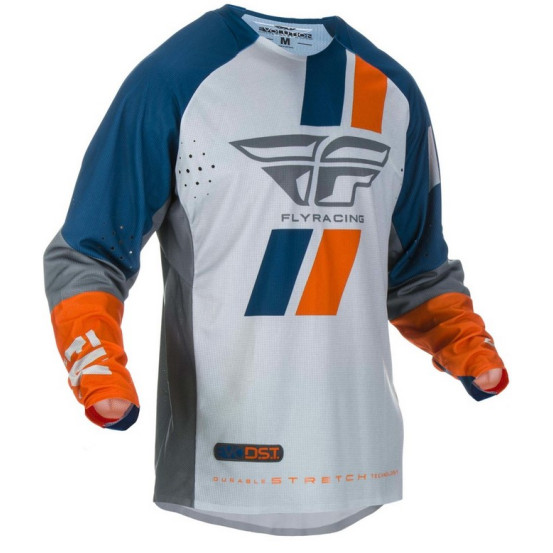 Maillot cross Fly Racing 2019 Evolution - Bleu Gris Orange