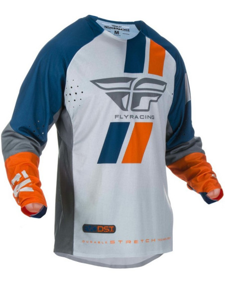 Maillot cross Fly Racing 2019 Evolution - Bleu Gris Orange
