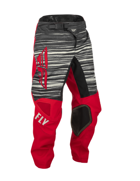Pantalon cross enfant Fly Racing 2022 Kinetic Wave - Rouge Gris