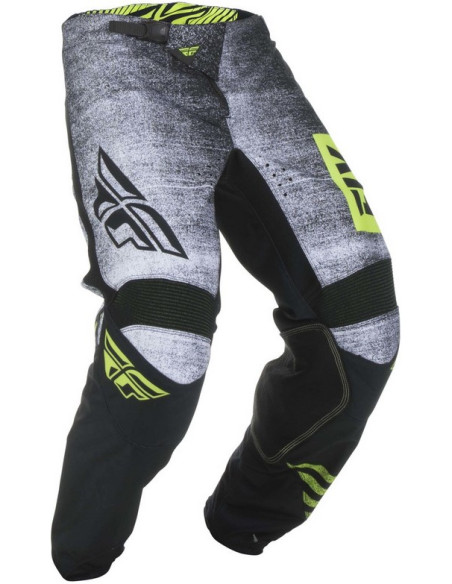 Pantalon cross Fly Racing 2019 Kinetic Noiz - Noir Jaune Fluo
