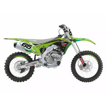 Kit déco BLACKBIRD Replica Kawasaki 2020 - KAWASAKI KX F KX F 450 2016 - 2020 250 2017 - 2020