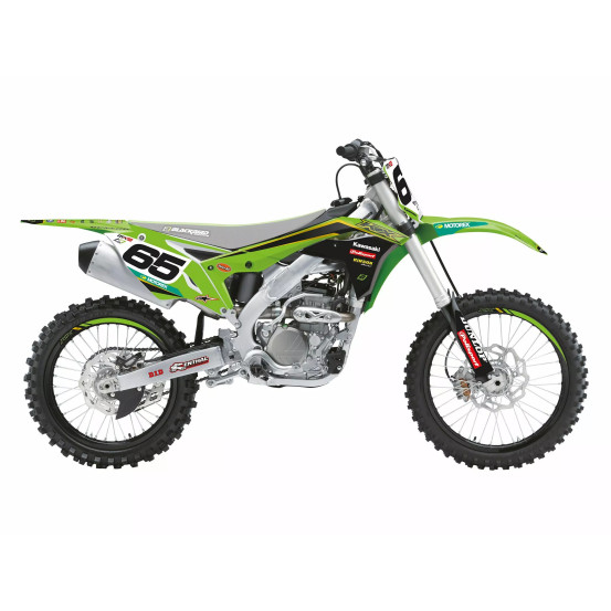 Kit déco BLACKBIRD Replica Kawasaki 2020 - KAWASAKI KX F KX F 450 2016 - 2020 250 2017 - 2020