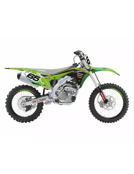 Kit déco BLACKBIRD Replica Kawasaki 2020 - KAWASAKI KX F KX F 450 2016 - 2020 250 2017 - 2020